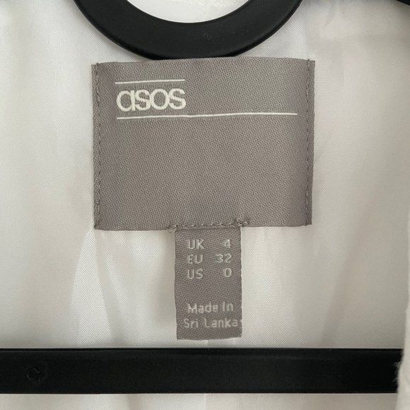 Linen white blazer, size 0-2 - Picture 5 of 6